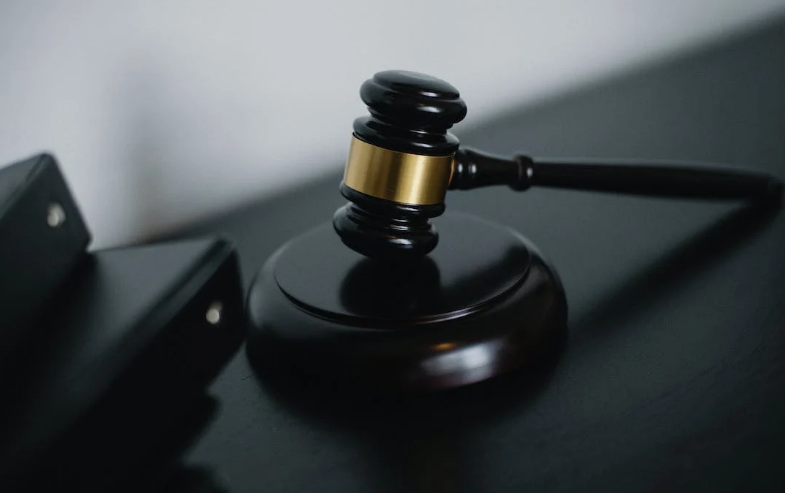 a wooden gavel
