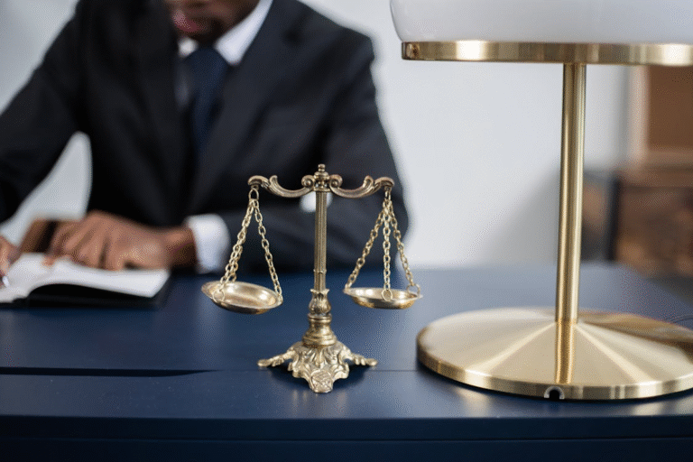 Criminal-defense-lawyers - Law Office of Robert M. Maurer II & Associates - Law Office of Robert M. Maurer II & Associates An image of a balance scale on a table