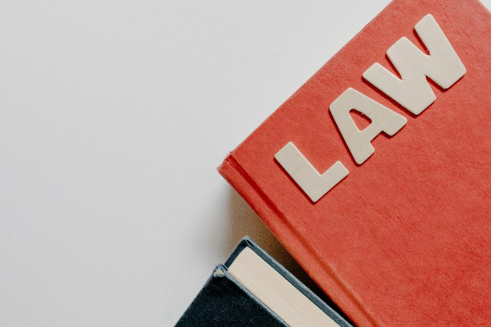 An image of law books