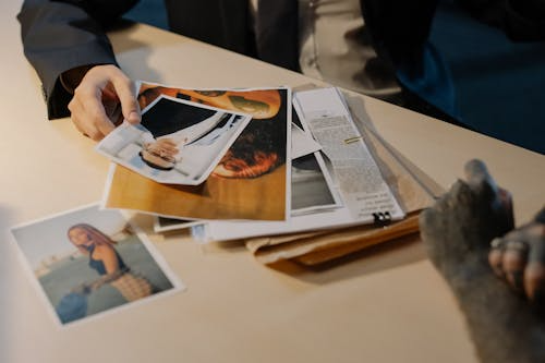 Evidence in a courtroom